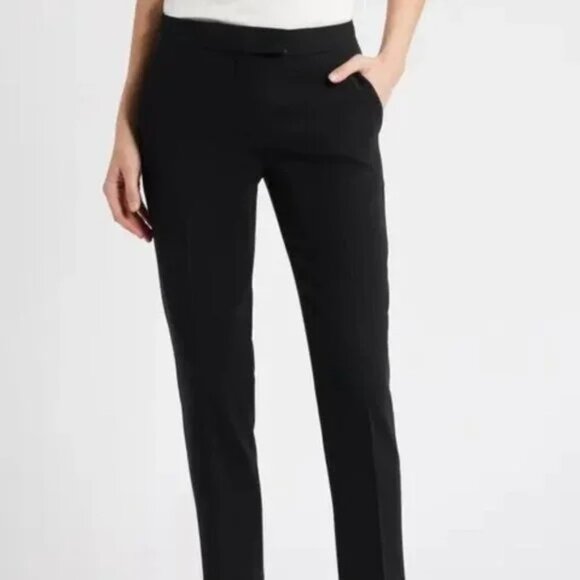 Theory Black Tuxedo Pants Size 4 - Picture 2 of 9